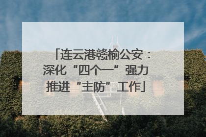 连云港赣榆公安：深化“四个一”强力推进“主防”工作