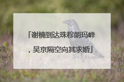 谢楠到达珠穆朗玛峰，吴京隔空向其求婚