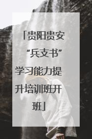 贵阳贵安“兵支书”学习能力提升培训班开班