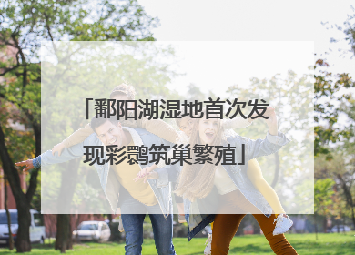 鄱阳湖湿地首次发现彩鹮筑巢繁殖
