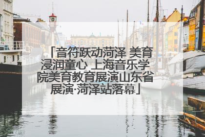 音符跃动菏泽 美育浸润童心 上海音乐学院美育教育展演山东省展演·菏泽站落幕