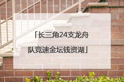 长三角24支龙舟队竞速金坛钱资湖