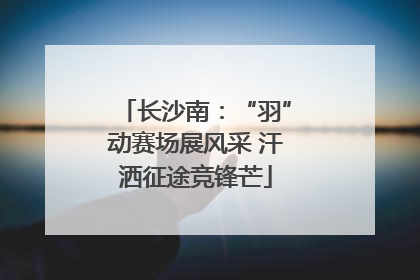 长沙南：“羽”动赛场展风采 汗洒征途竞锋芒