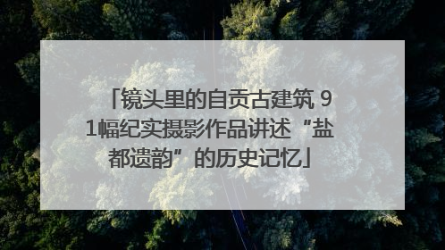 镜头里的自贡古建筑 91幅纪实摄影作品讲述“盐都遗韵”的历史记忆