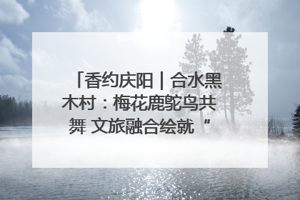 香约庆阳｜合水黑木村：梅花鹿鸵鸟共舞 文旅融合绘就“诗与远方”