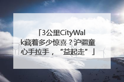3公里CityWalk藏着多少惊喜？沪疆童心手拉手，“益起走”