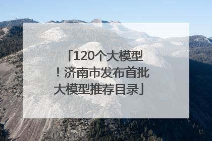 120个大模型！济南市发布首批大模型推荐目录