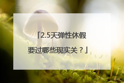 2.5天弹性休假要过哪些现实关？