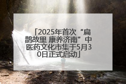 2025年首次“扁鹊故里 康养济南”中医药文化市集于5月30日正式启动