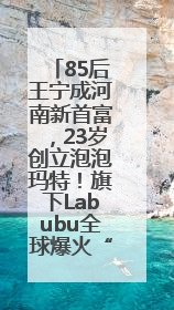 85后王宁成河南新首富，23岁创立泡泡玛特！旗下Labubu全球爆火“一娃难求”