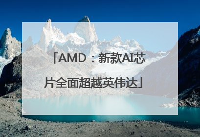 AMD：新款AI芯片全面超越英伟达
