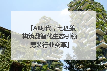 AI时代，七匹狼构筑数智化生态引领男装行业变革